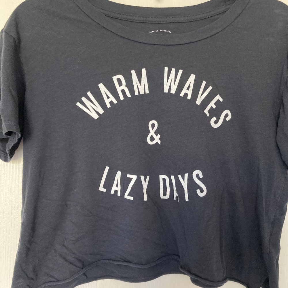 Billabong Navy Crop Size Sm